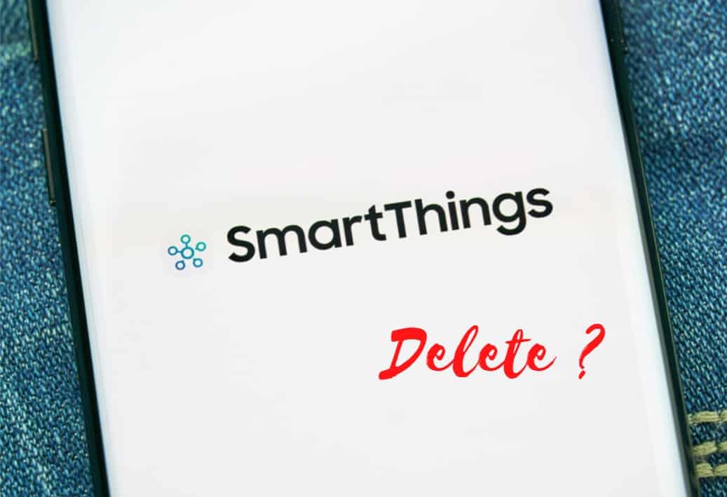 Can I Delete SmartThings App
