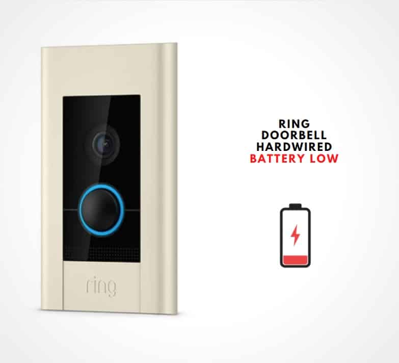 Ring Doorbell Hardwired Battery Low