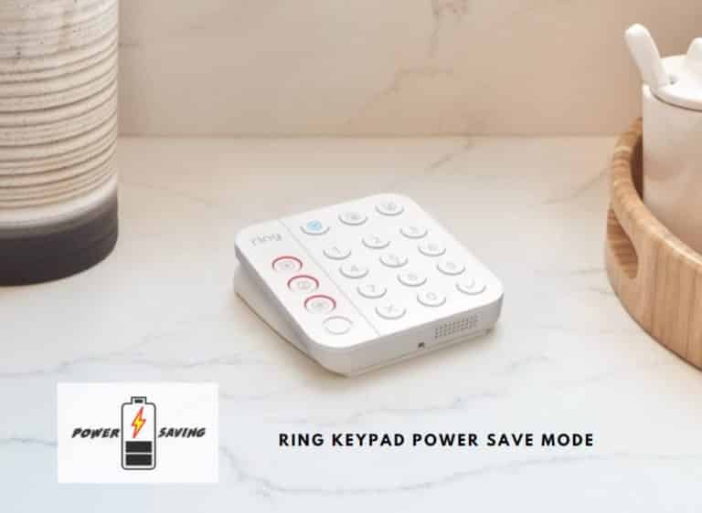 Ring Keypad Power Save Mode For BatterySaving DIY Smart Home Hub
