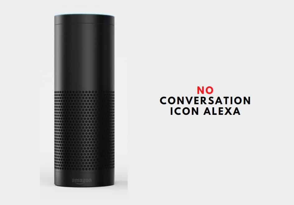 No Conversation Icon Alexa