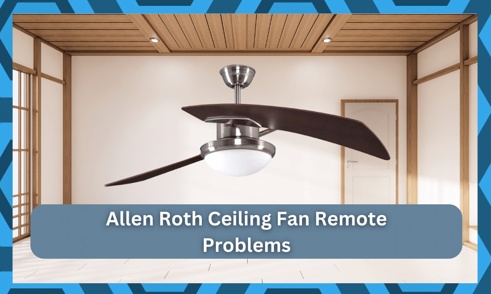allen roth ceiling fan remote problems