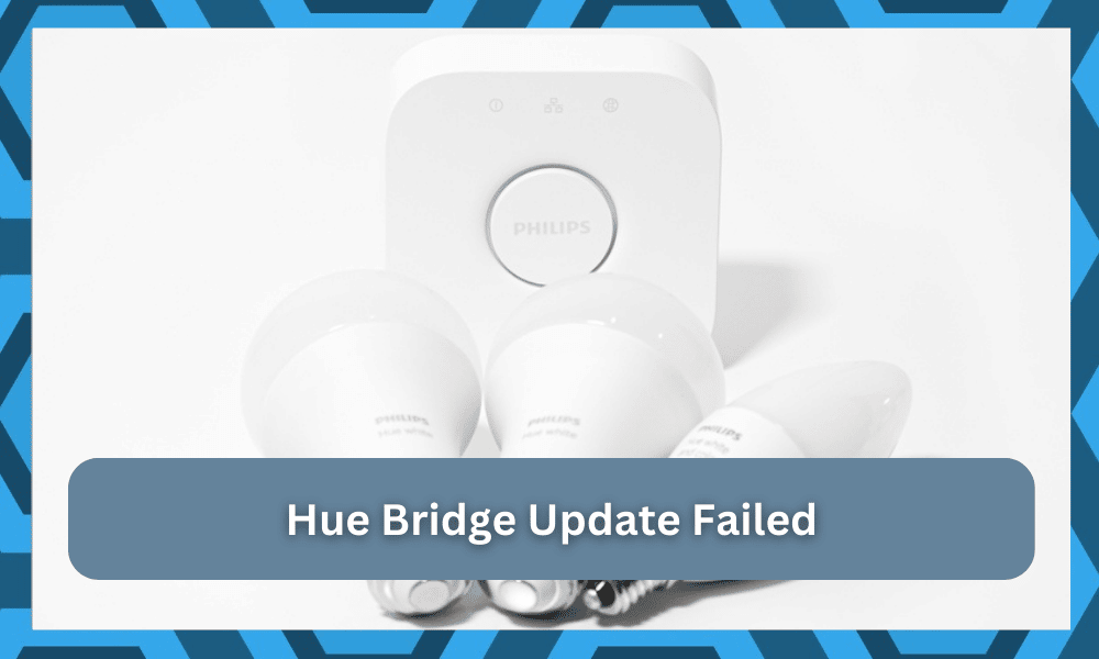 hue bridge update failed