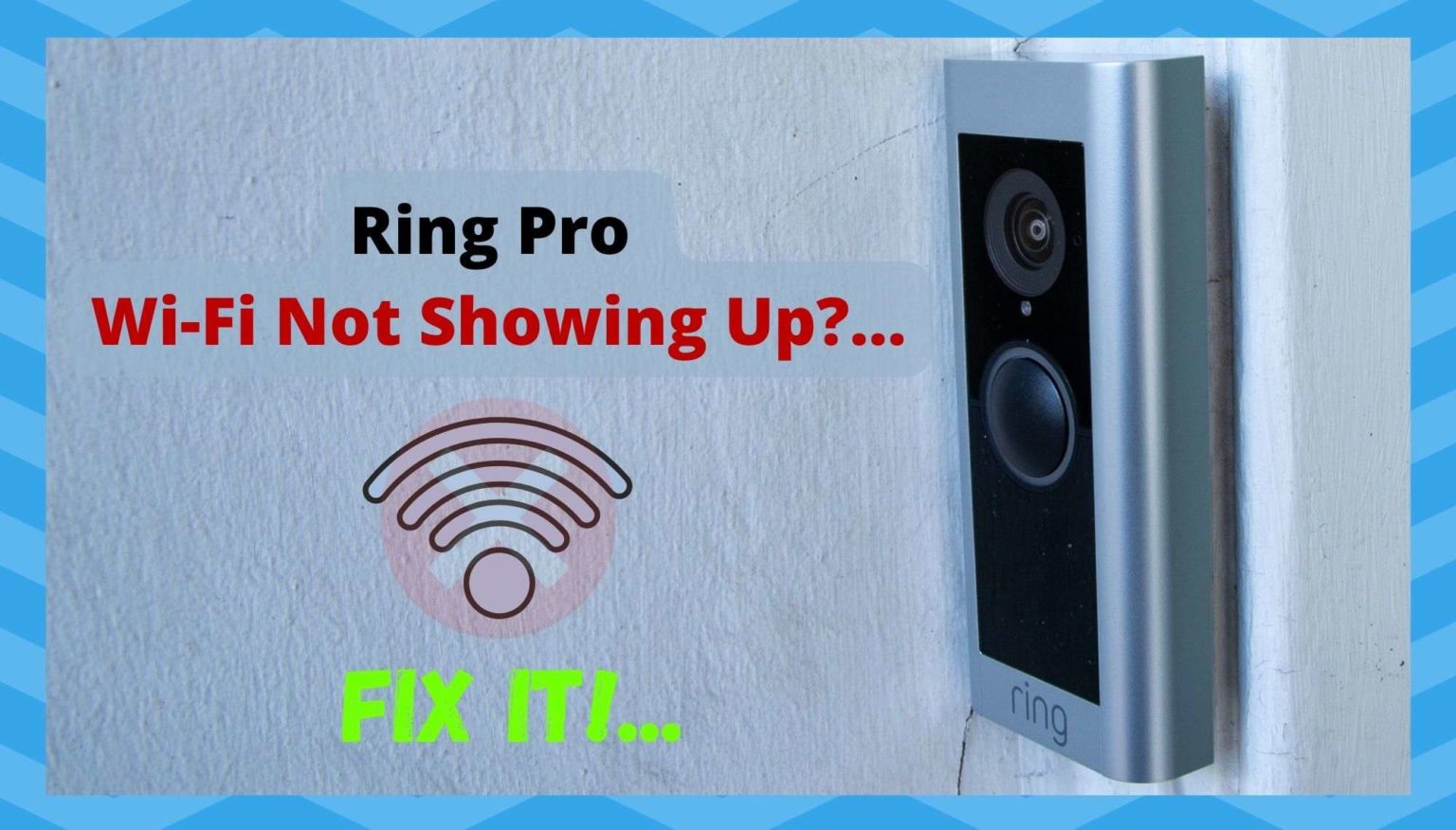 2 Ways to Fix Ring Pro WiFi Not Showing Up DIY Smart Home Hub
