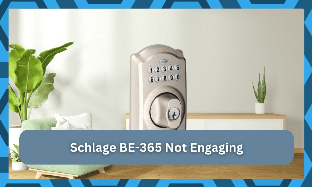 schlage be365 not engaging