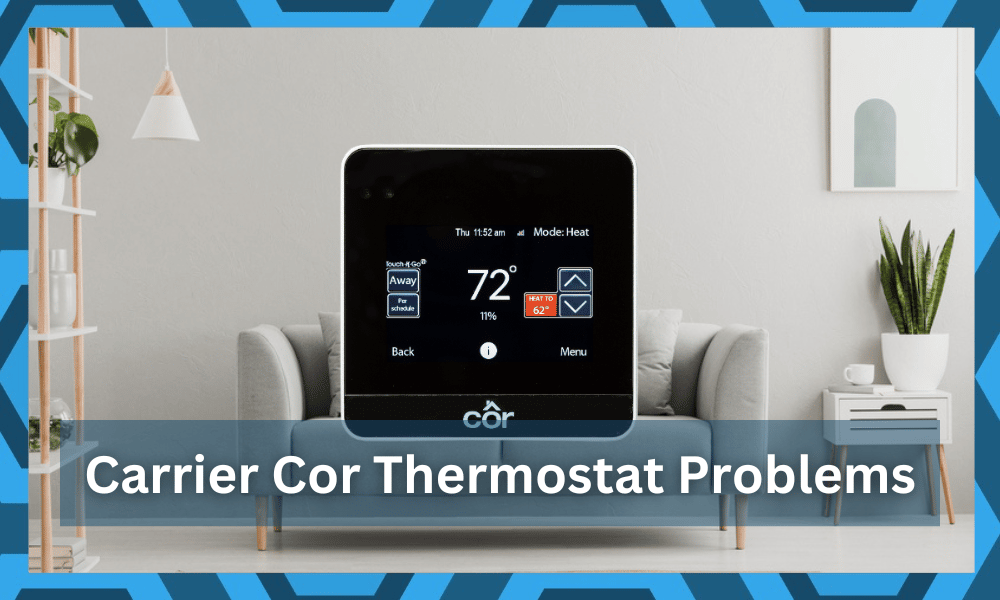 carrier cor thermostat problems