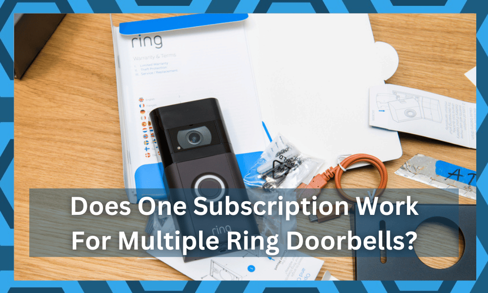 does one subscription work for multiple ring doorbell