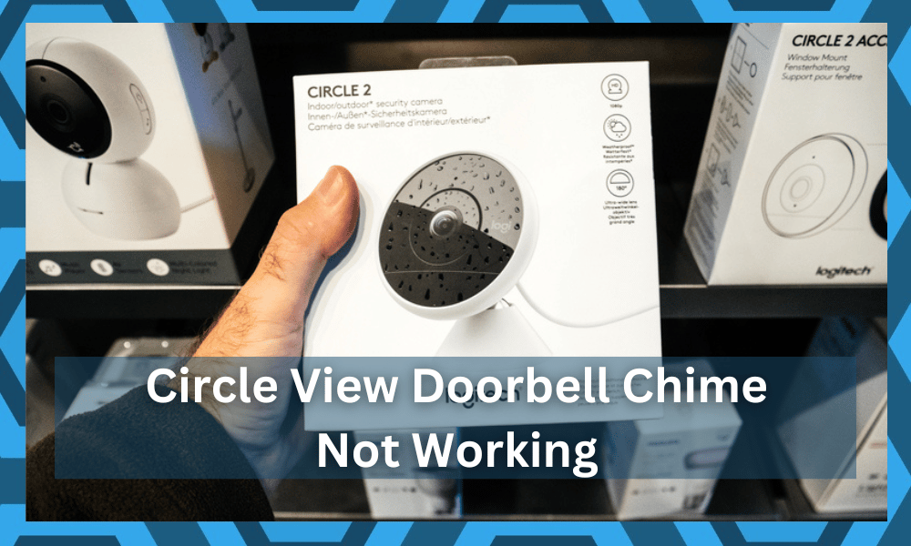logitech circle view doorbell chime not working