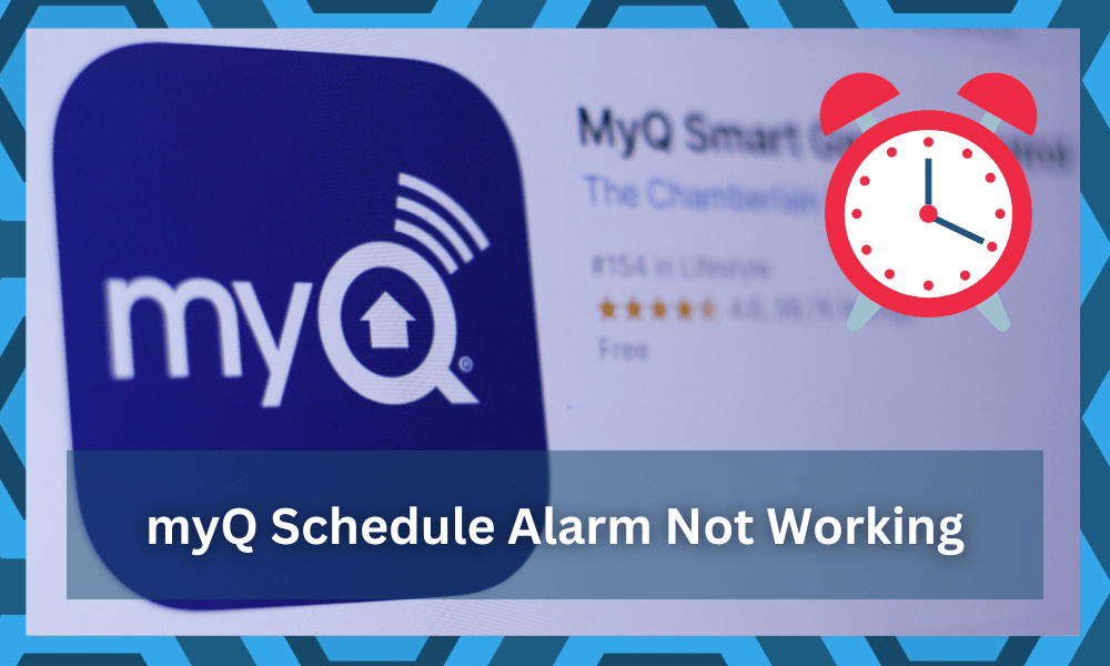 myQ Schedule Not Working