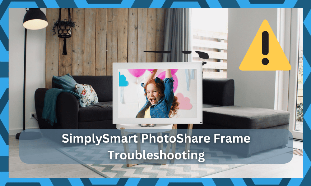simplysmart home photoshare frame troubleshooting
