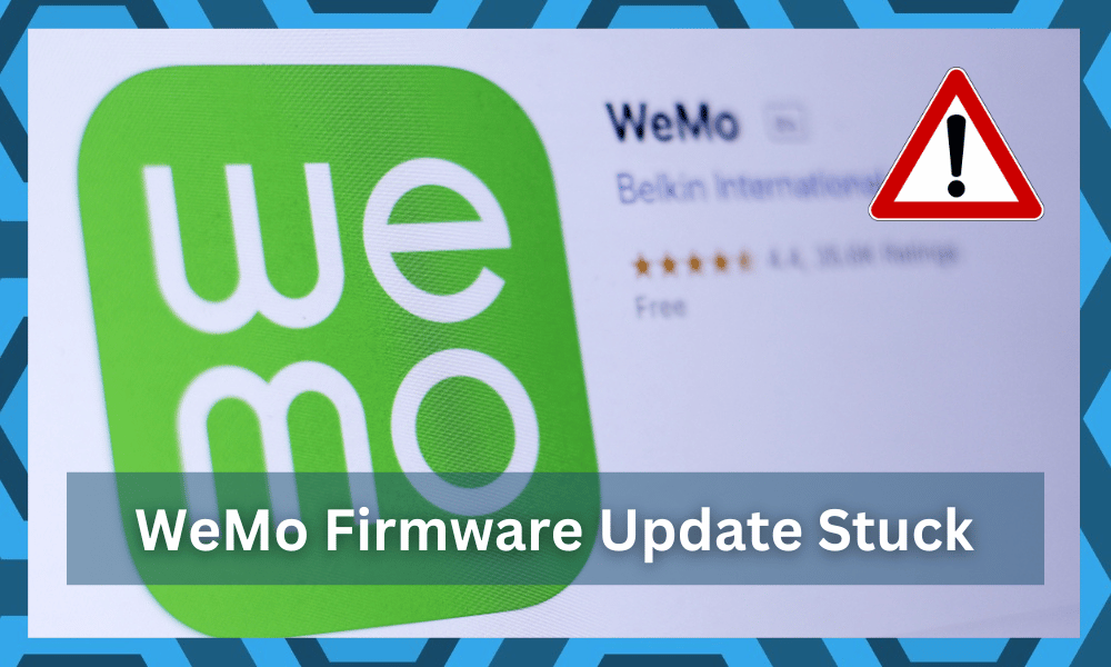 wemo firmware update stuck