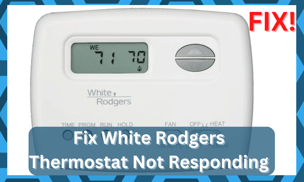 white rodgers thermostat not responding