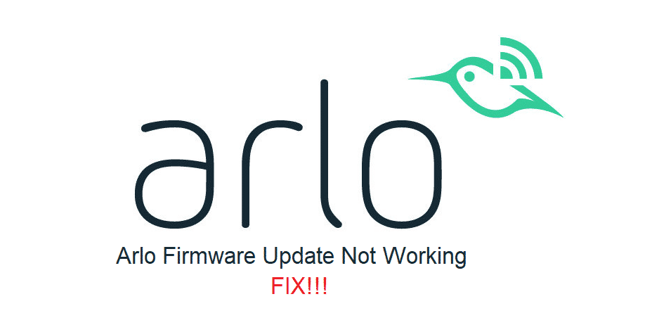 arlo firmware update not working