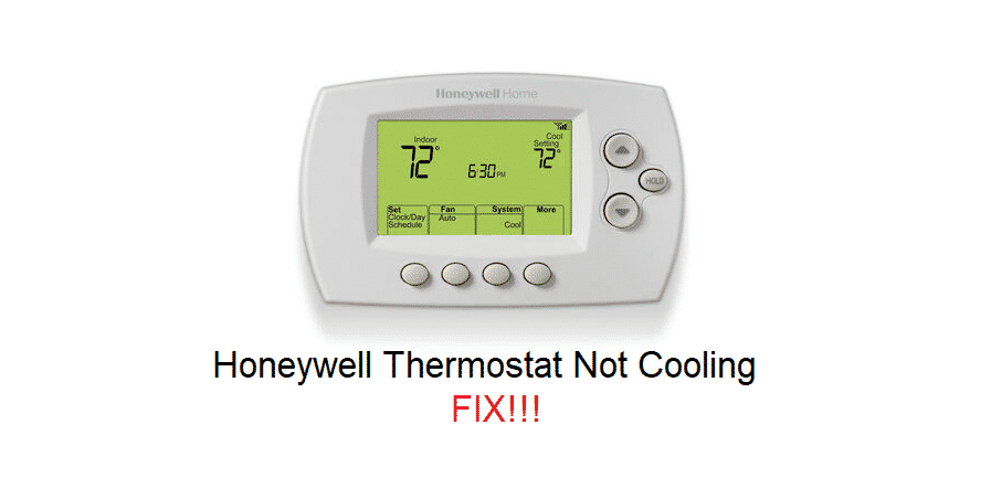 honeywell thermostat not cooling