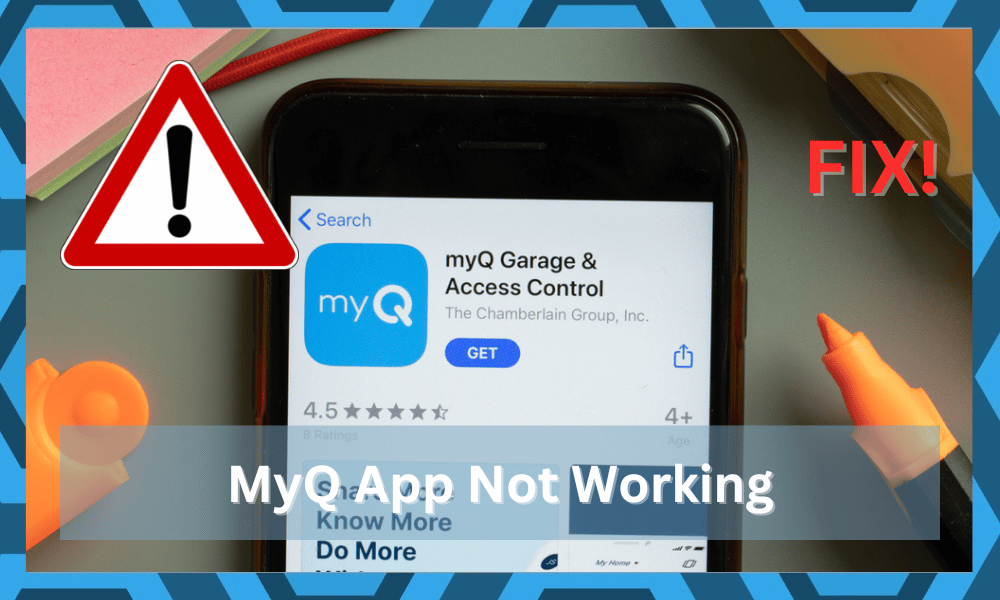 myq app not working