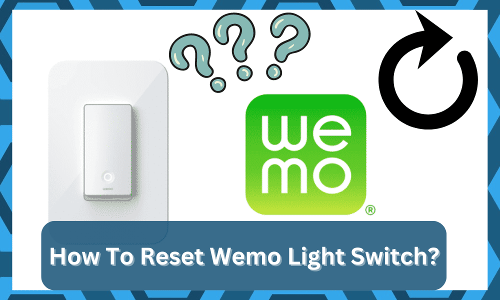 reset wemo light switch