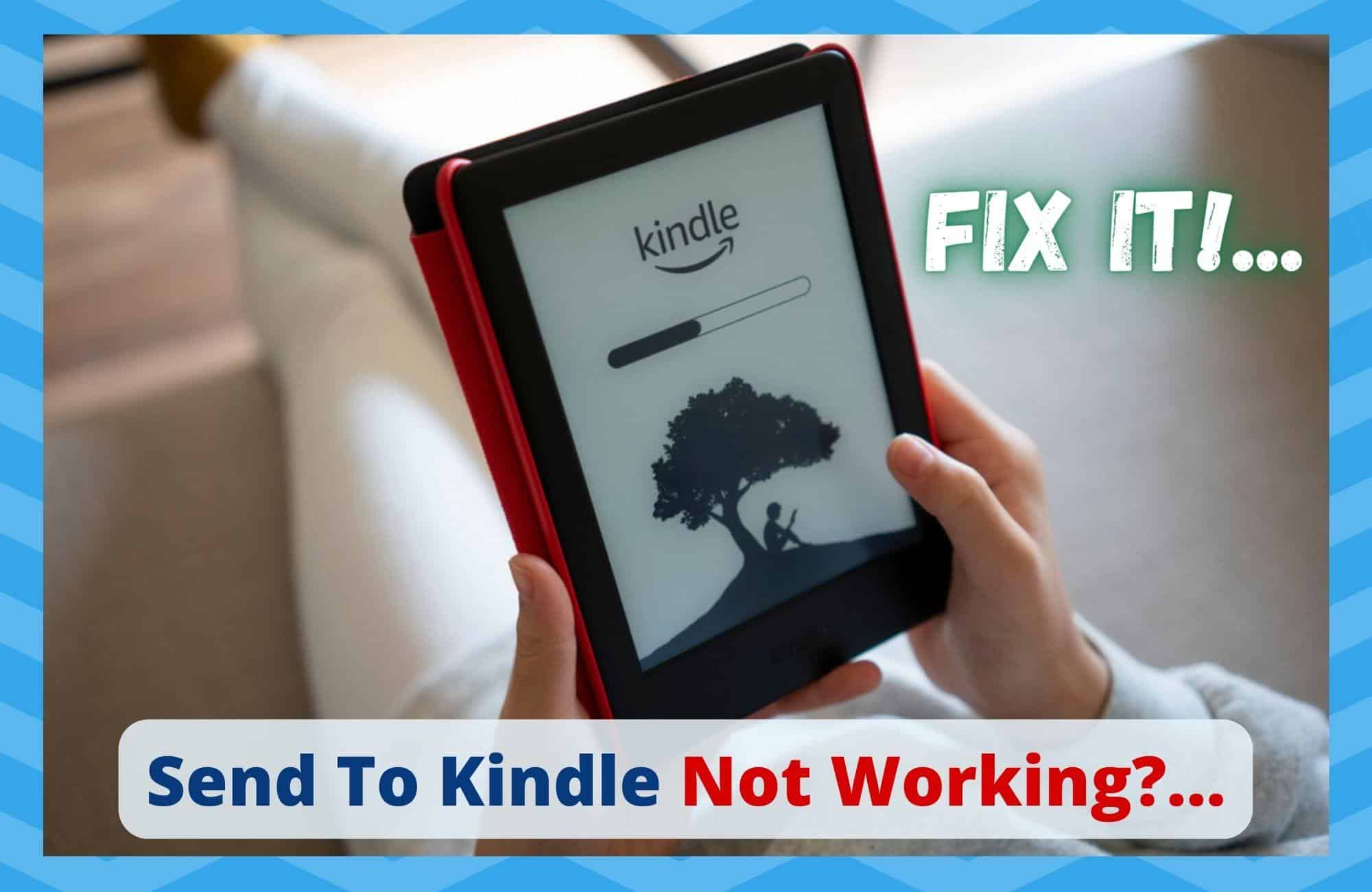 how to send to kindle by email