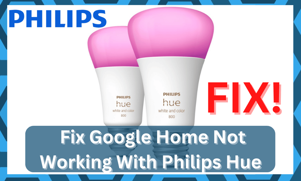 google home philips hue not working