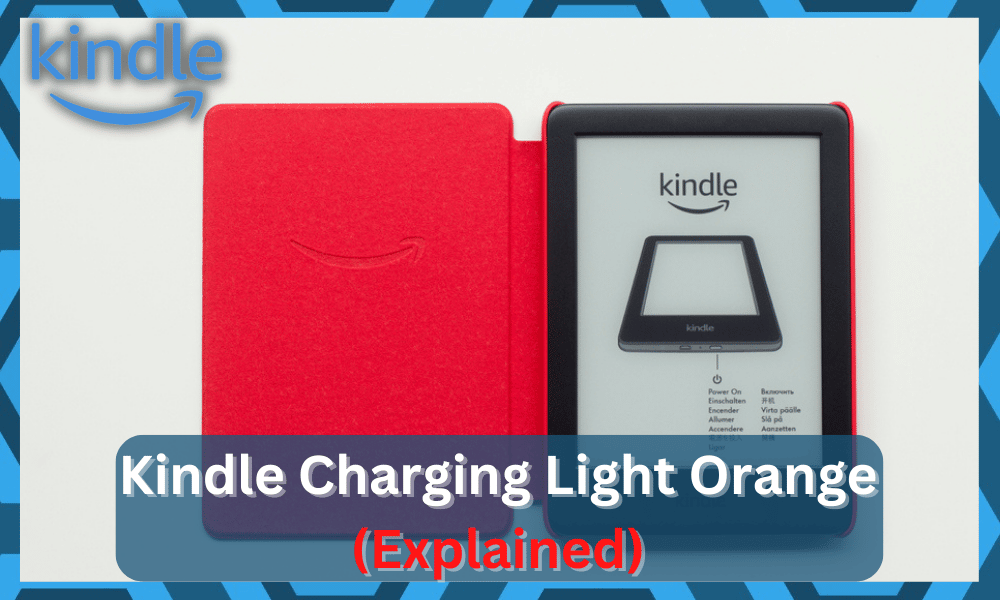 kindle charging light orange