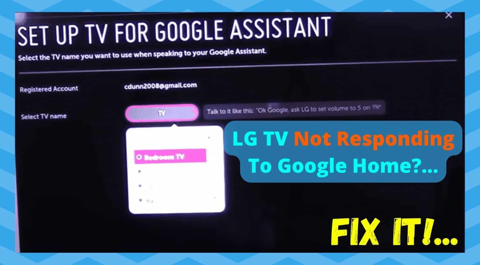 3 Ways To Fix LG TV Not Responding To Google Home DIY Smart Home Hub