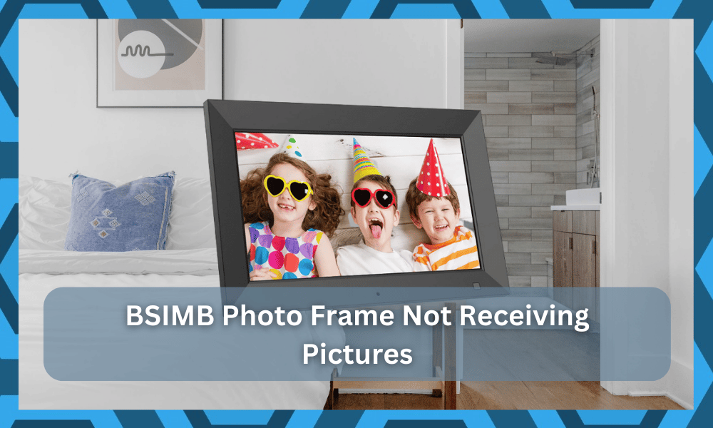bsimb photo frame not receiving pictures