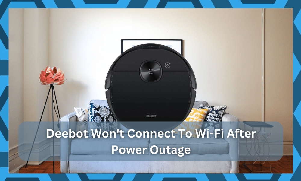 deebot won't reconnect to wifi after power outage