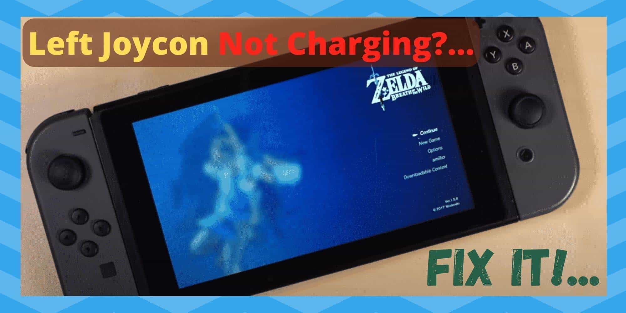 Left Joycon Not Charging