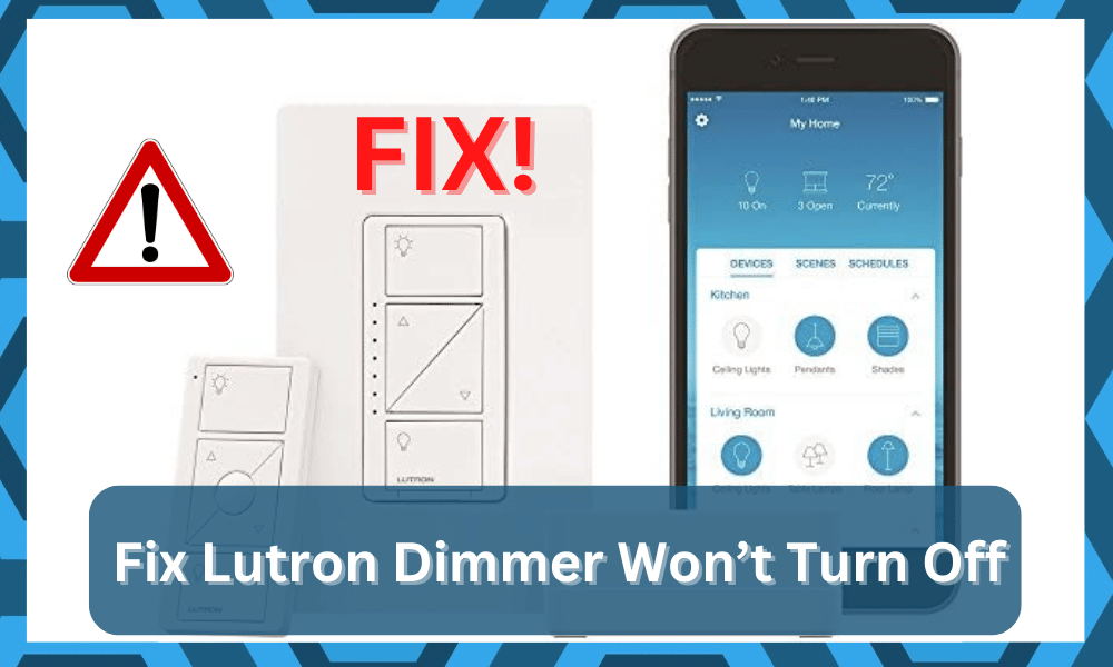 lutron dimmer won't turn_off