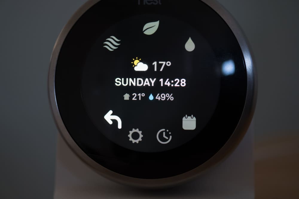 nest thinks it's warmer than it is