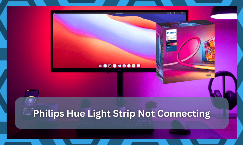 philips hue light strip not sticking