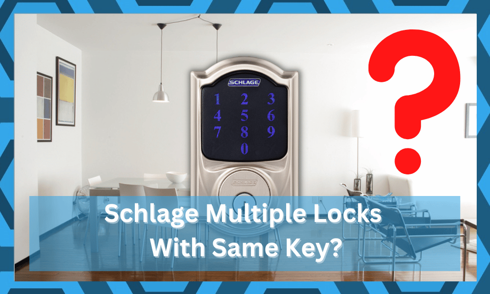 schlage multiple locks same key