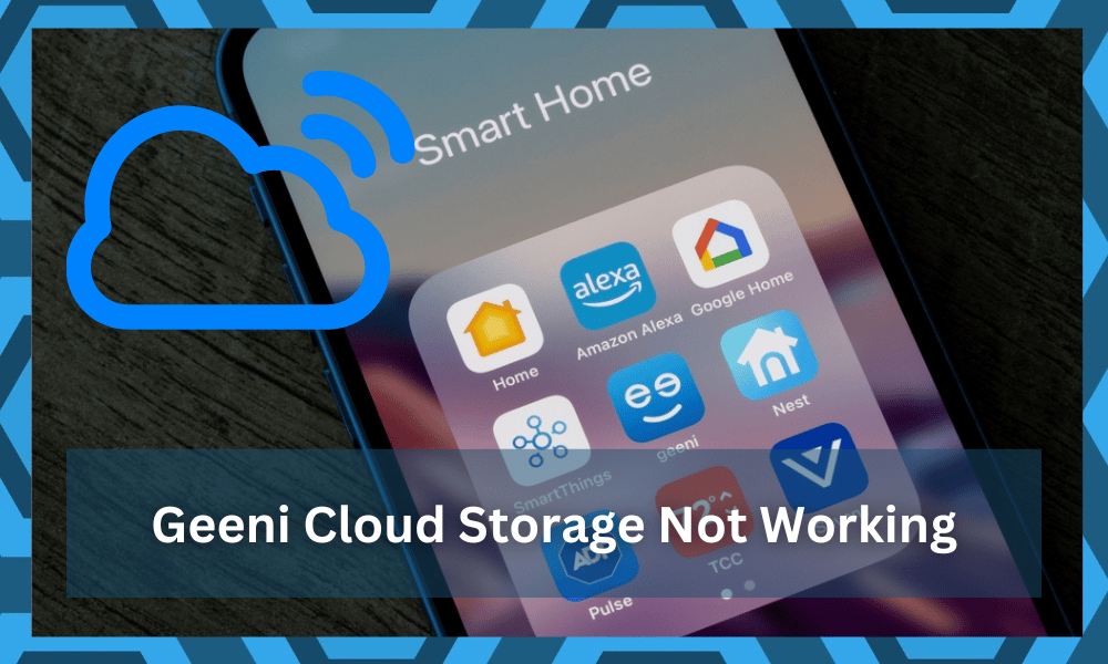 geeni cloud storage not working