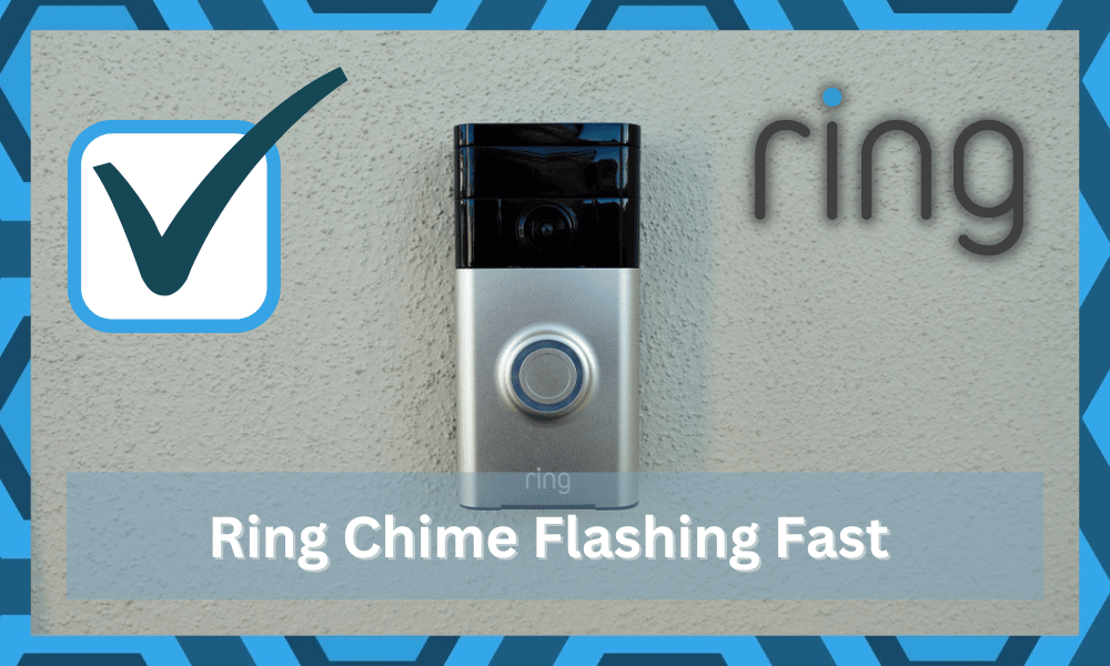 ring chime flashing fast