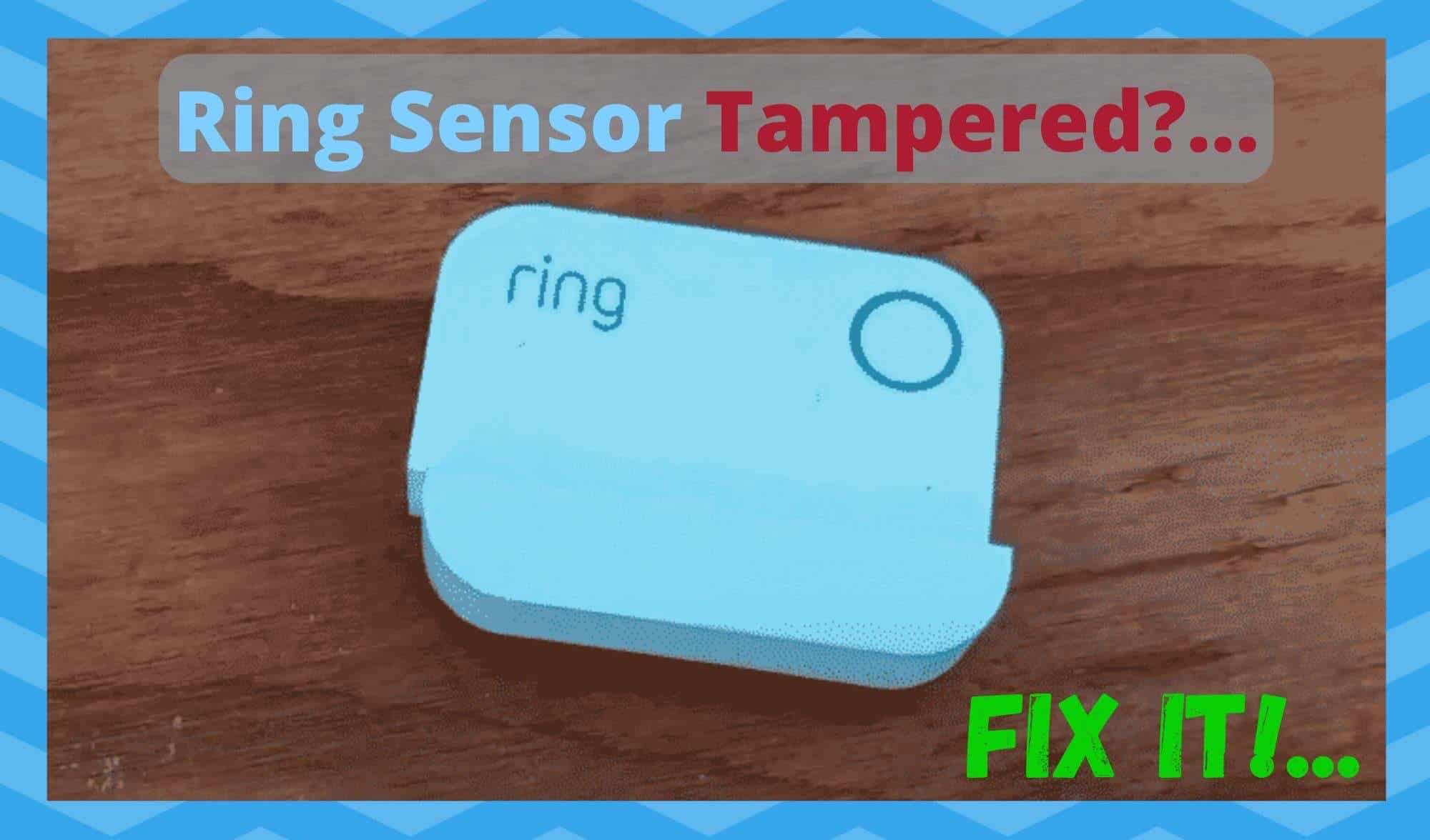 Ring Sensor Tampered