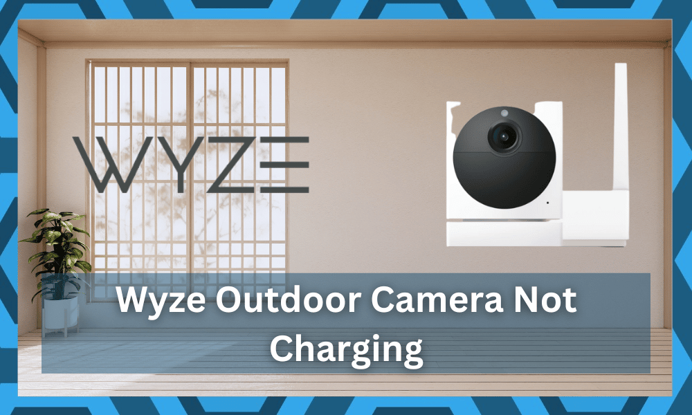 wyze outdoor camera not charging