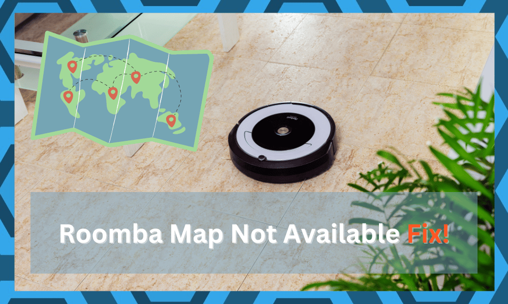 roomba map not available