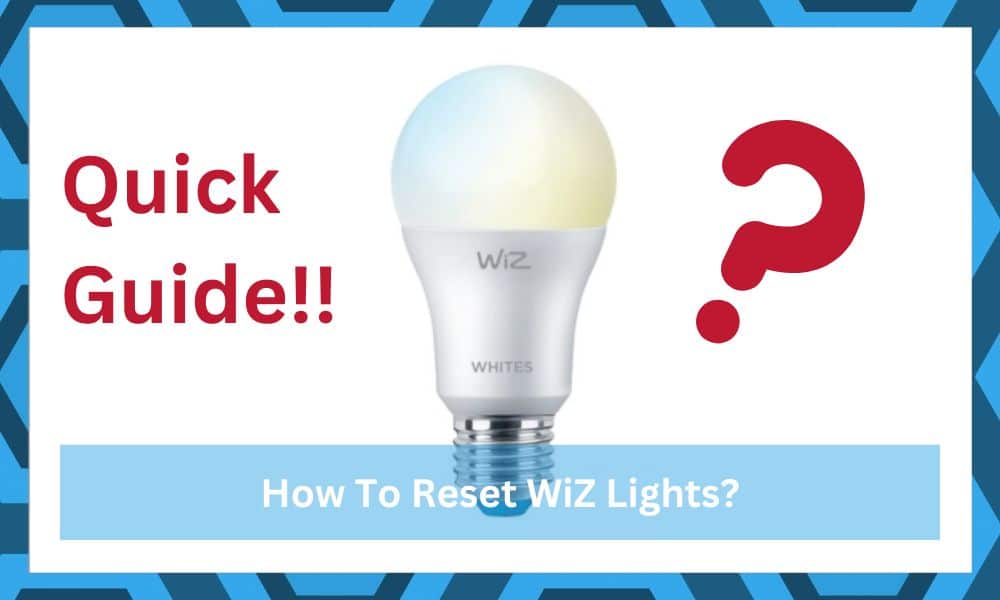 how to reset wiz lights
