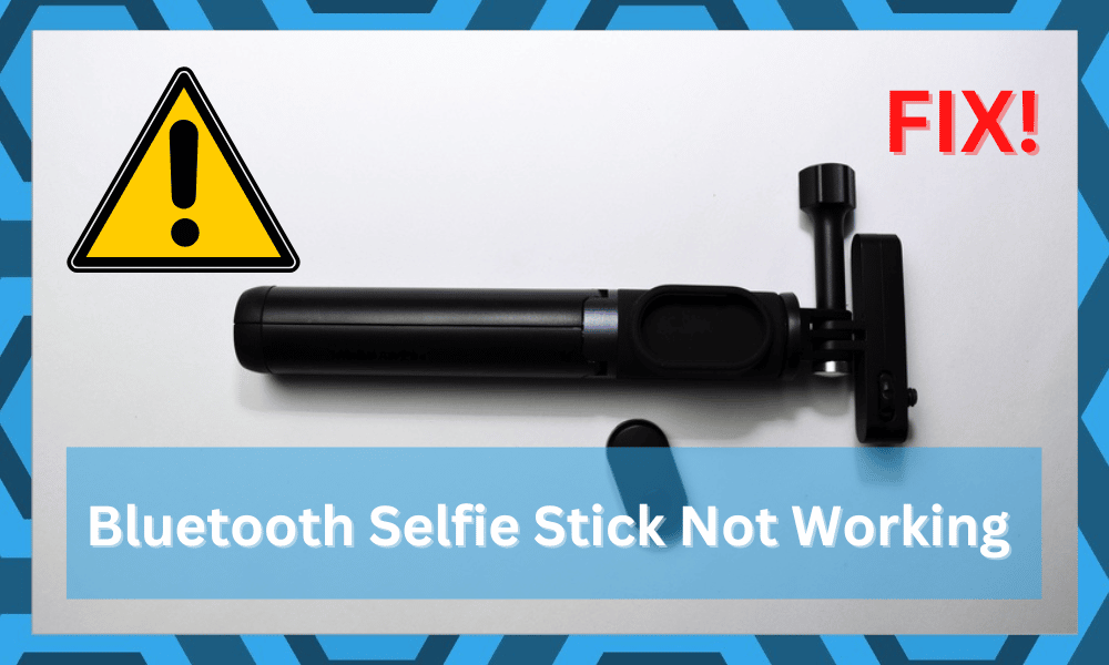 bluetooth selfie stick not working