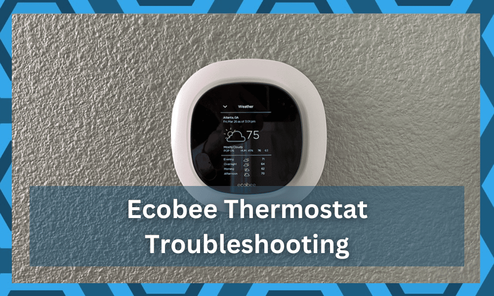 common ecobee smart thermostat problems troubleshooting