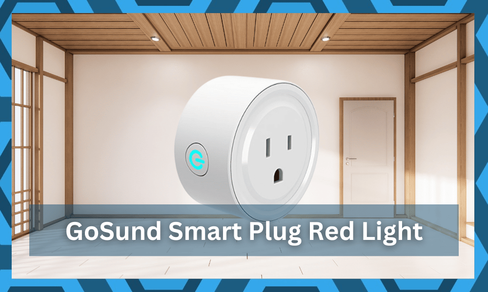 gosund smart plug solid red light