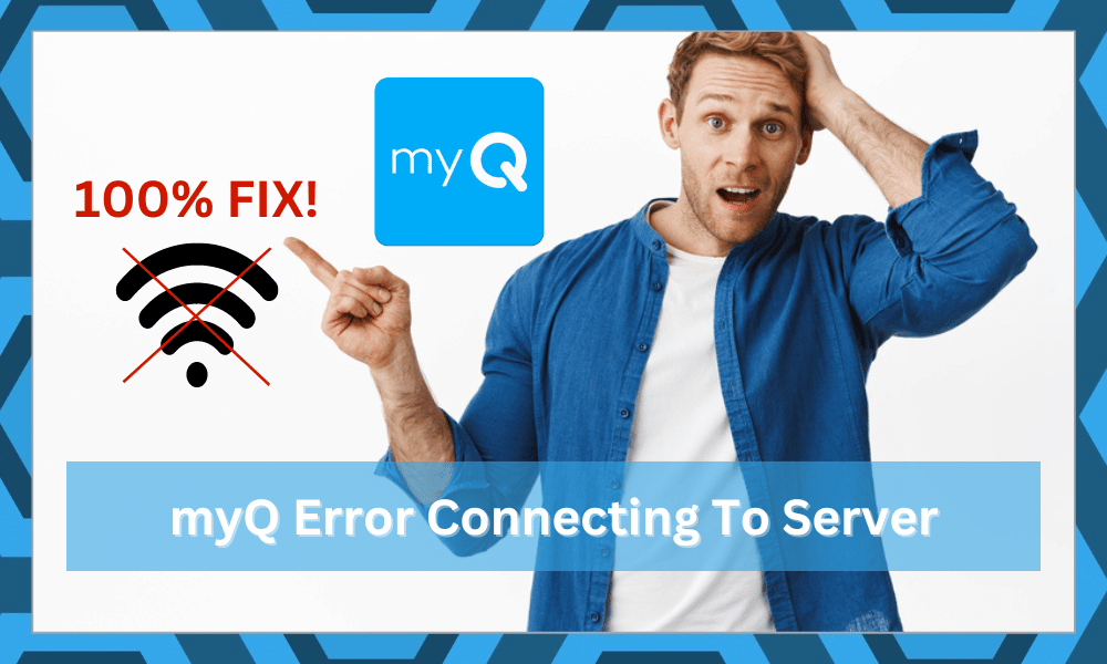 myq error connecting to server