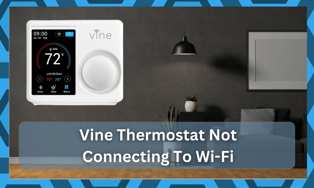 vine thermostat not connecting to wifi