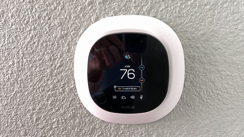 ecobee calibrating heat cool disabled