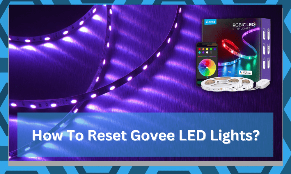 how to reset govee led lights