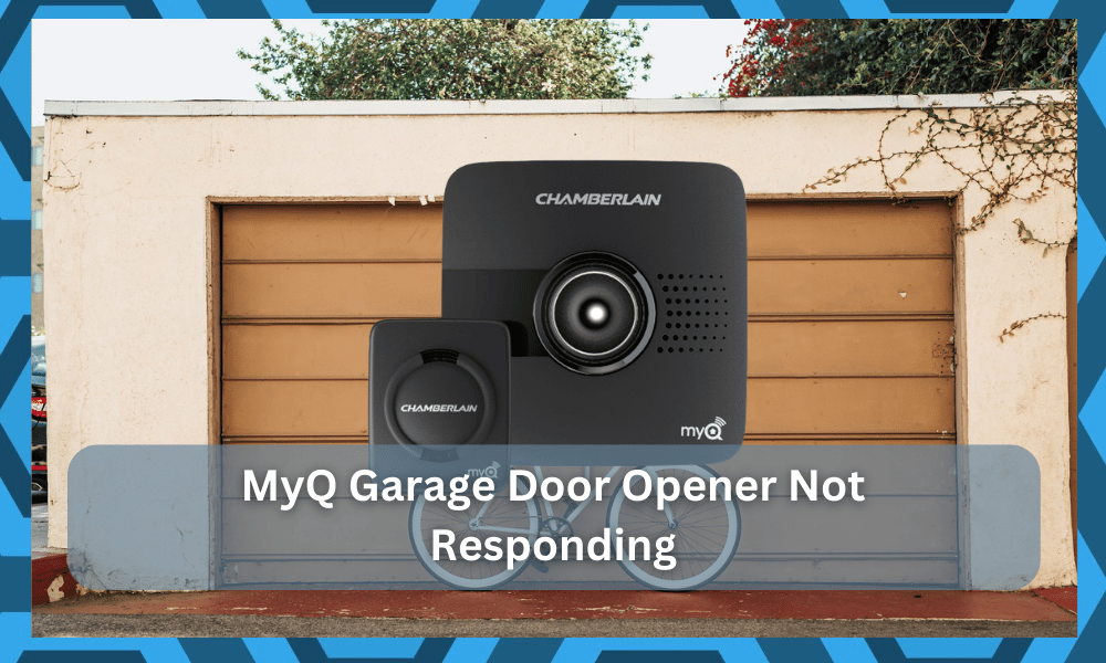 myq garage door opener not responding