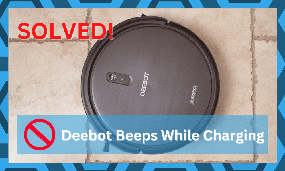 deebot beeps while charging
