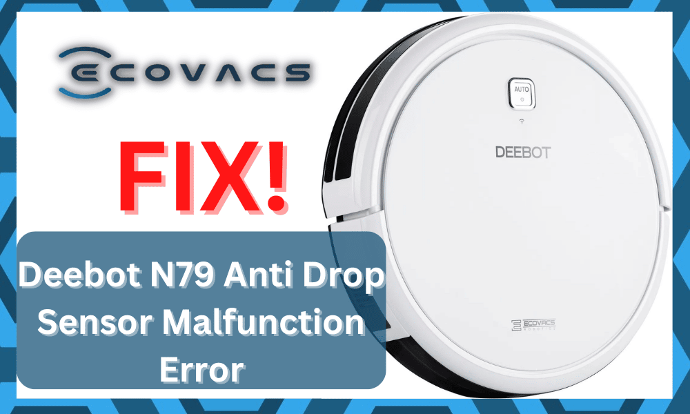 deebot n79 anti drop sensor malfunction