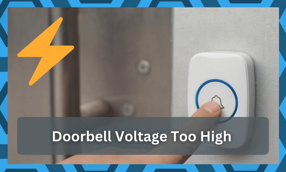 doorbell transformer voltage too high