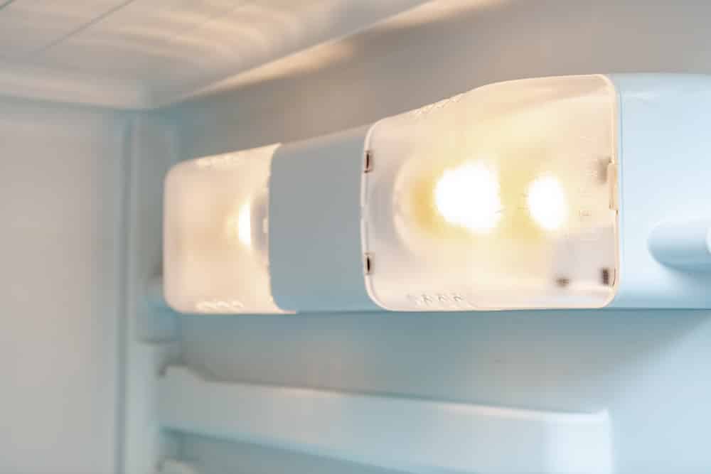 ge refrigerator light bulb not working