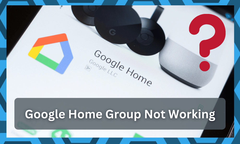 google home group not working