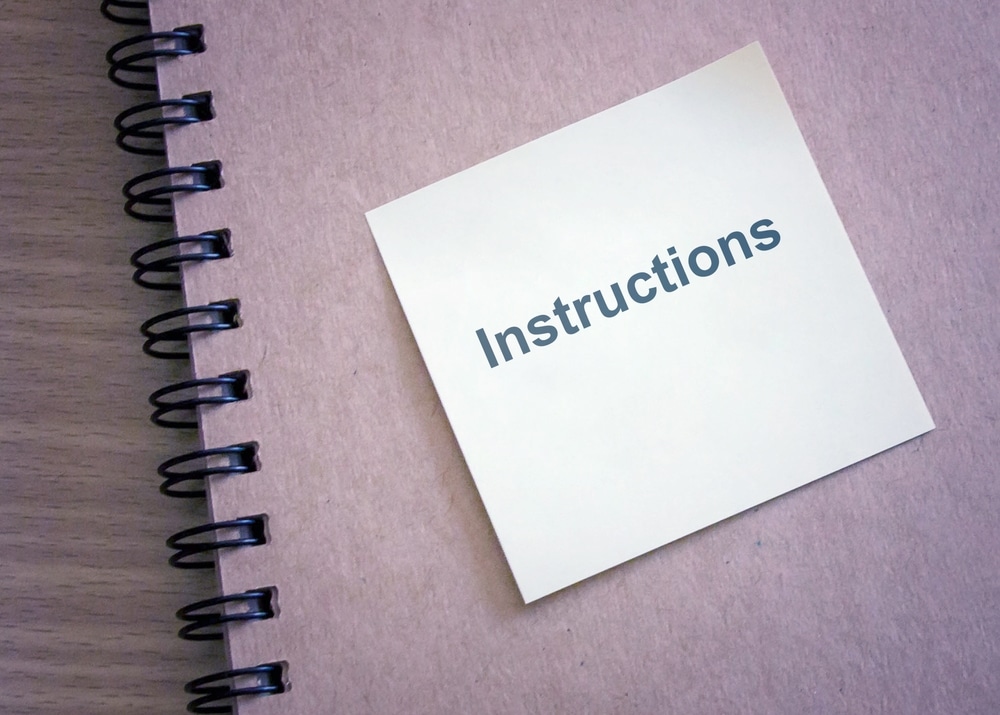 instructions
